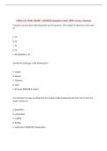 CHEM 101 FINAL EXAM &vert; UPDATED Questions with 100&percnt; Correct Answers&NewLine;