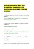 SPECIAL RIGGERS CERTIFICATION&NewLine;EVALUATION EXAMS COMPLETE&NewLine;QUESTIONS AND ANSWERS PRACTICE&NewLine;SOLUTION