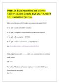 OSHA 30 Exam Questions and Correct&NewLine;Answers &vert; Latest Update 2026&sol;2027 &vert; Graded&NewLine;A&plus; &vert; Guaranteed Success&period;