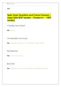 Tpatc Exam Questions and Correct Answers &vert;&NewLine;Latest 2026&sol;2027 Update &vert; Graded A&plus; &vert; 100&percnt;&NewLine;Verified&period;
