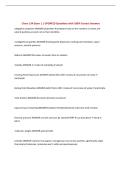 Chem 134 Exam 1 &vert; UPDATED Questions with 100&percnt; Correct Answers&NewLine;