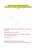  NR 565 Advanced Pharmacology Exam 2 - Endocrine and Respiratory Pharmacology&NewLine;&NewLine;