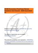 IGCSE Economics Final Exam Review - Complete Study Guide