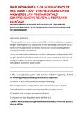 PN FUNDAMENTALS OF NURSING EVOLVE HESI EXAM &vert; 300&plus; VERIFIED QUESTIONS & ANSWERS &vert; LPN FUNDAMENTALS COMPREHENSIVE REVIEW & TEST BANK 2026&sol;2027
