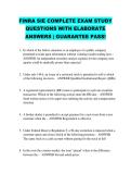 FINRA SIE COMPLETE EXAM STUDY &NewLine;QUESTIONS WITH ELABORATE &NewLine;ANSWERS &vert; GUARANTEE PASS&excl; 
