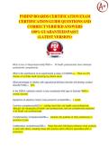 Pmhnp Boards Certification Exam Certification Guide Questions And Correct Verified Answers 100&percnt; Guaranteed Pass&excl;&excl;  <Latest Version>