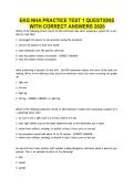 EKG NHA PRACTICE TEST 1 QUESTIONS WITH CORRECT ANSWERS 2026