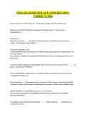 EFDA EXAM REVIEW AND ANSWERS &lpar;100&percnt;CORRECT&rpar; 2026