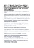 RECA FUNDAMENTALS EXAM ALBERTA&NewLine;2026 AND 2027 ULTIMATE SUCCESS PACK&NewLine;COMPLETE QUESTIONS AND ANSWERS&NewLine;100&percnt; CORRECT&period;