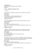 Quantitative Analysis for Management 14th Edition Test Bank Questions and Verified Answers 2026 &vert; Chapter-by-Chapter Exam Prep &vert; Pearson