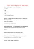 HNG 540 Exam 3 &num;1 Questions with correct answers