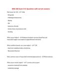 HNG 540 Exam 5 &num;1 Questions with correct answers