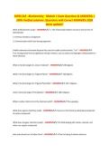 CHEM 210 - Biochemistry - Module 1 Exam Questions & ANSWERSs &vert;&NewLine;100&percnt; Verified solutions &vert;Questions with Correct ANSWERSs 2026&NewLine;latest update&excl;&excl;