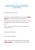 Respiratory Therapy - Lindsey Jones&sol;Clinical Simulations &NewLine;Exam Latest 2026-2027 Questions and Correct Answers &NewLine;Already Graded A&plus; 