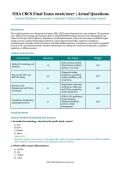 NHA CBCS Final Exam &ndash; National Healthcareer Association &ndash; 2026&sol;2027 Edition &ndash; Questions and Answers for Medical Billing and Coding Students