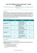 New York Adjuster Exam &ndash; New York State Department of Financial Services &ndash; 2026&sol;2027 Edition &ndash; Questions and Answers for Aspiring Independent and Staff Adjusters