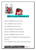OCR A-Level Chemistry Revision &vert; 200&plus; Exam Questions & Answers &vert; Physical&comma; Organic&comma; Inorganic&comma; Analytical Chemistry & Practical Skills &vert; OCR