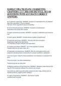 DARRAT MBA 706 EXAM 1 MARKETING&NewLine;CHAPTERS 1 2 5 7 2026 AND 2027 FULL SET OF&NewLine;QUESTIONS WITH ACCURATE CORRECT&NewLine;ANSWERS&period;