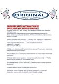 DINFOS BPASAC PA EVALUATION SET QUESTIONS AND ANSWERS SURE A&period;pdf