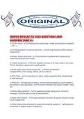 DINFOS BPASAC PA 2026 QUESTIONS AND ANSWERS SURE A&period;pdf
