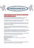 DINFOS BPASAC PA TEST PAPER ALL QUESTIONS AND ANSWERS SURE A&period;pdf