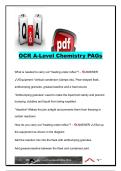 OCR A-Level Chemistry PAGs &vert; 350&plus; Exam Questions & Answers &vert; Required Practicals&comma; Organic Synthesis&comma; Titrations&comma; Calorimetry & Qualitative Analysis &vert; OCR