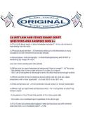 CA MFT LAW AND ETHICS EXAMS SCRIPT QUESTIONS AND ANSWERS SURE A&period;pdf