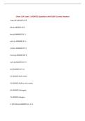 Chem 134 Exam &vert; UPDATED Questions with 100&percnt; Correct Answers&NewLine;