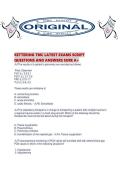 KETTERING TMC LATEST EXAMS SCRIPT QUESTIONS AND ANSWERS SURE A&period;pdf