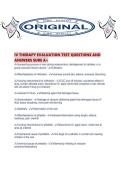 IV THERAPY EVALUATION TEST QUESTIONS AND ANSWERS SURE A&period;pdf