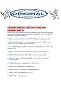 AMMO 64 PAPER ACTUAL QUESTIONS AND ANSWERS SURE A&period;pdf
