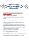 AMMO 64 CORRECT FINALS QUESTIONS AND ANSWERS SURE A&period;pdf&NewLine;&NewLine;1&period; Document information