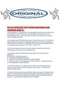 FIN 461 UPDATED TEST PAPER QUESTIONS AND ANSWERS SURE A&period;pdf