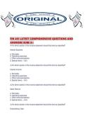FIN 461 LATEST COMPREHENSIVE QUESTIONS AND ANSWERS SURE A&period;pdf
