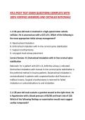 ATLS POST TEST EXAM QUESTIONS COMPLETE WITH 100&percnt; VERIFIED ANSWERS AND DETAILED RATIONALE 