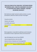 WGU D415 EXAM ACTUAL EXAM 2026 &vert; SOFTWARE-DEFINED&NewLine;NETWORKING &lpar;SDN&rpar; &vert; OBJECTIVE ASSESSMENT &lpar;OA&rpar; EXAM &vert; ALL QUESTIONS AND CORRECT ANSWERS &vert; WESTERN GOVERNORS UNIVERSITY