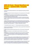 AINS 101 Exam &vert; Newest Questions and&NewLine;Answers &vert; Updated 2026 &vert; Complete&NewLine;Review