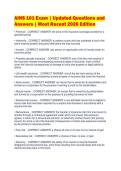 AINS 101 Exam &vert; Updated Questions and&NewLine;Answers &vert; Most Recent 2026 Edition