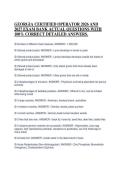 GEORGIA CERTIFIED OPERATOR 2026 AND&NewLine;2027 EXAM BANK ACTUAL QUESTIONS WITH&NewLine;100&percnt; CORRECT DETAILED ANSWERS
