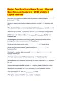 Barber Practice State Board Exam &vert; Newest&NewLine;Questions and Answers &vert; 2026 Update &vert;&NewLine;Expert Verified