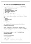 ACG 3341 Exam 1 Questions With Complete Solutions