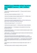 CESSWI Exam UPDATED ACTUAL Questions&NewLine;and CORRECT Answers &vert; 100&percnt; Verified &vert;&NewLine;2026