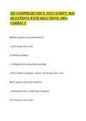 SSI COMPREHENSIVE TEST SCRIPT 2026&NewLine;QUESTIONS WITH SOLUTIONS 100&percnt;&NewLine;CORRECT