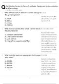 Certification Review for Nurse Anesthesia &sol; Equipment Instrumentation Study Guide &sol; Score 100&percnt; &sol; NCE & CPC Exam Prep 2025