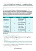 ALU 201 Final Exam &ndash; Academy of Life Underwriting &ndash; 2026&sol;2027 Edition &ndash; Questions and Answers for Life Insurance Underwriters and Risk Specialists