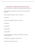 CHEM 332 EXAM 3 &vert; UPDATED Questions with 100&percnt; Correct Answers&NewLine;
