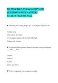 SSI PRACTICE EXAMINATION 2026&NewLine;QUESTIONS WITH ANSWERS&NewLine;GUARANTEED TO PASS&period;
