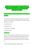 CHEM 219 Principles of Organic Chemistry Modules 1-8 Bundle Actual Exam 2026&sol;2027 &ndash; Complete Lab & Lecture Q&A with Detailed Rationales &vert; 100&percnt; Verified &vert; Pass Guaranteed &ndash; A&plus; Graded