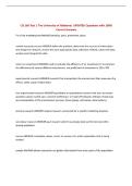 CIS 260 Test 1 The University of Alabama&vert; UPDATED Questions with 100&percnt;&NewLine;Correct Answers