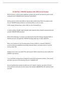 CIS 260 Test 1 The University of Alabama&vert; UPDATED Questions with 100&percnt;&NewLine;Correct Answers